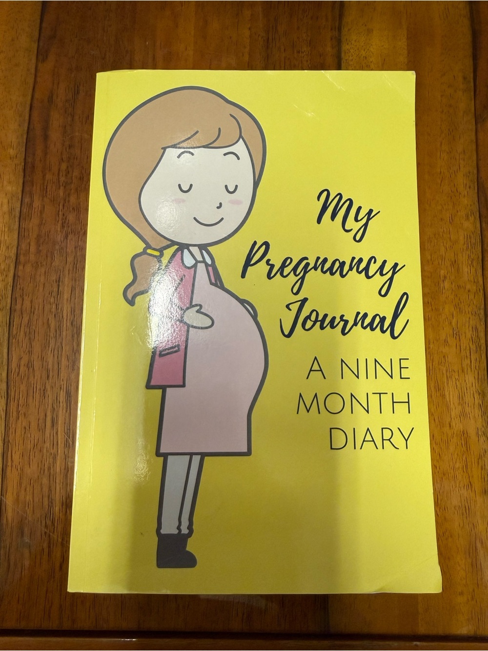 My Pregnancy Journal - Yellow & Pink Nine Month Diary Mom To Be
